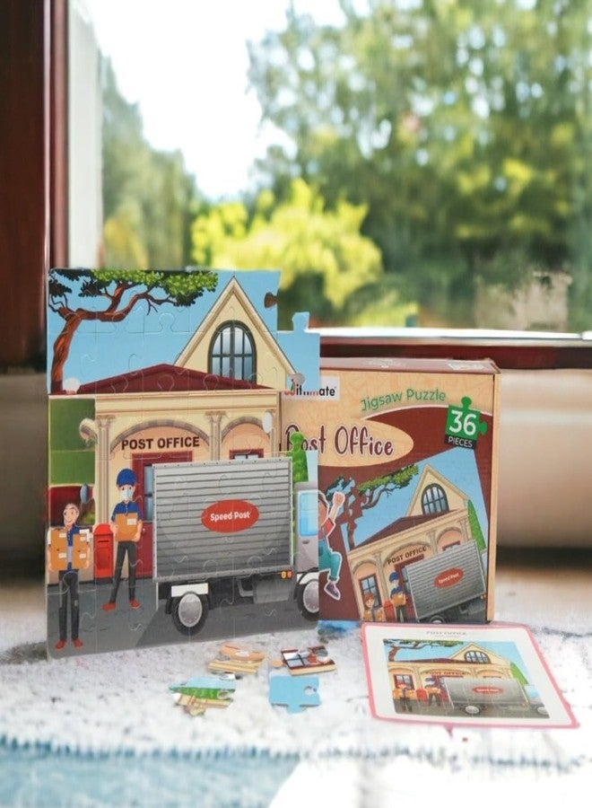 Mittimate Post Office Jigsaw Puzzle Game for Kids Age 4 to 6 Old I 36 Pieces Puzzle Toy I Birthday Gift for Children - Image 2